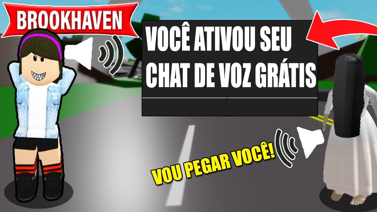 CHAT DE VOZ NO BROOKHAVEN RP ROBLOX 