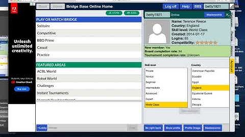 How to Add Your Name to your BBO profile
