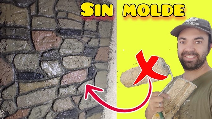 COMO HACER PIEDRA FACHALETA SIN NINGÚN TIPO de MOLDES / making stone vaneer  without molds 