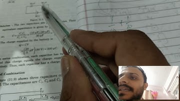 Calculate the charge on each capacitor as shown in figure example 31.4 Hc verma capacitors