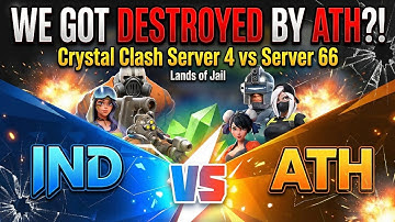 We Got Destroyed by ATH?! | Crystal Clash Server 4 vs Server 66 – Lands of Jail