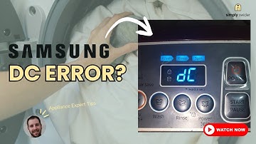 Samsung Washer DC Error? DON