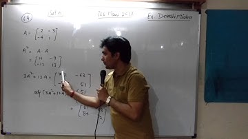 Jee main 2017 Solution question 64 SET A