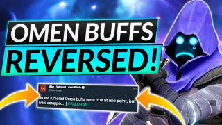 NEW OMEN was TOO BROKEN so Valorant Devs DELETED HIM - BUFFS Reverted - Valorant Guide