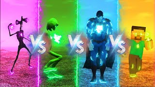 COLOR DANCE CHALLENGE DAME TU COSITA VS STEVE VS SUPERMEN VS SIRENHEAD  -Alien Green dance challenge by MONSTYLE GAMES 10,025 views 1 year ago 1 minute, 52 seconds