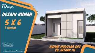 RUMAH MURAH???RUMAH MODULAR GRC 5 X 6 20 JUTAAN!!!