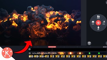 Make 3d Fire effect gaming intro in KineMaster || Fire logo reveal intro