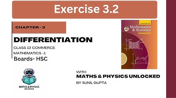 Exercise 3.2 | Class 12 | Commerce | HSC | Sunil Sir