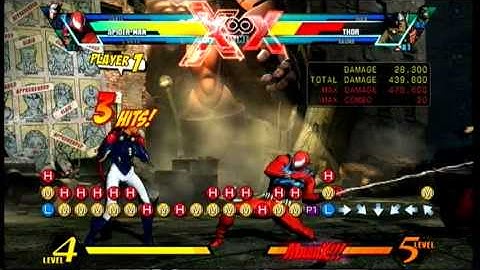 Umvc3 Spiderman Touch of Death combo