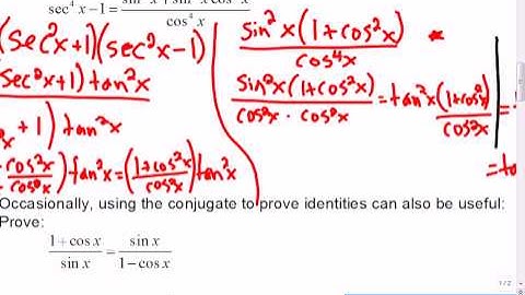 Mr Joyce - Math 12 Trig Identities part 2 (ii)
