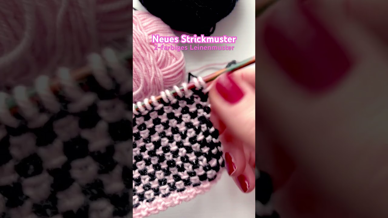 Zweifarbig Stricken ohne große Vernäharbeit 🥰 