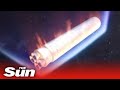 'Debris from China’s largest rocket falling to Earth' - Eyewitness video across the world