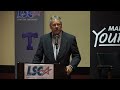 LSC Commissioner Jay Poerner  at 2016 LSC Football Media Day