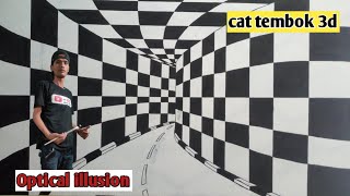 3D WALL PAINTING OPTICAL ILLUSION | 3D MURAL WALL | 3D WALL DECORATION EFFECTS