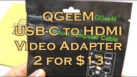 QGeeM USB-C to HDMI Adapter Cables from Amazon!