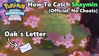 How To Catch Shaymin & Get Oak's Letter in Pokemon BDSP (NO CHEATS/LEGIT) screenshot 4