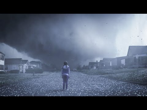 اعصار مدمر يتجه للمدينة وخلال 13 دقيقة الناس تحاول البحث عن الملاجئ لانقاذ نفسهم 13 