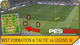 PES 2019 | Best Formation & Tactic vs Legend Difficulty AI screenshot 5