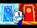 Fire Door or Snow Door - Pencilanimation Funny Animation Video
