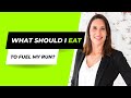 What should i eat to fuel my run  with stephanie small registered dietician