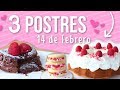 3 Postres para San Valentín (alfajores, volcán de chocolate)  | RebeO