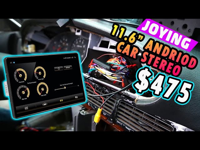 JOYING 11.6 Inch Car Stereo Android Install and Review - YouTube