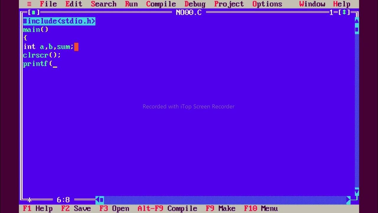 c program to find sum of two numbers - YouTube