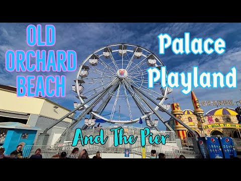 Exploring Old Orchard Beach, Palace Playland & The Pier. Old Orchard Beach, Maine.