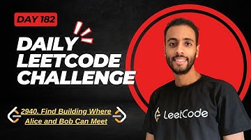 Day 182 | 2940. Find Building Where Alice and Bob Can Meet | C++  بالعربي