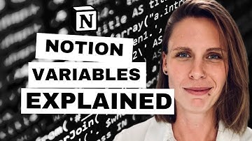Notion Variables Explained (Formulas 2.0)
