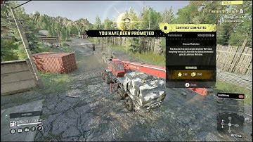 SnowRunner Meteor Region Ep.37 (New,Old Fuelstation, Unusual Radiation and Bridge Construction!!!)