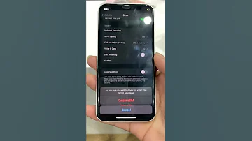 Как полностью удалить eSIM с iPhone