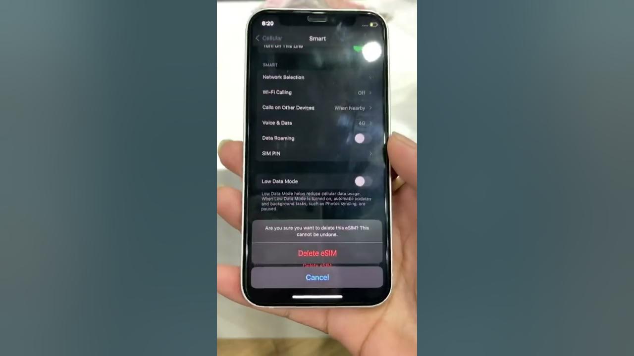 how-to-delete-esim-on-iphone-youtube