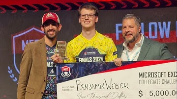 How I won the Microsoft Excel Collegiate Challenge 2024