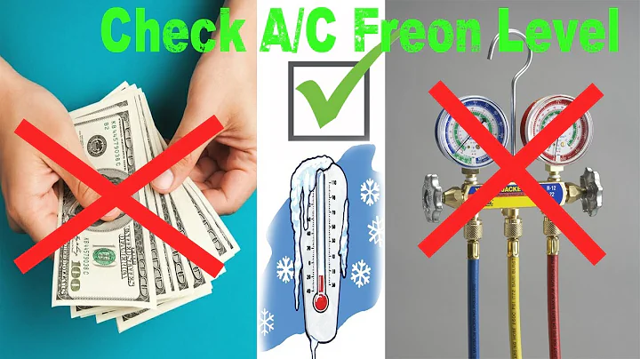 How to Check AC Freon Level   No TOOLS