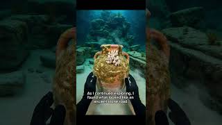 Diver Finds a Lost City Hidden Inside an Underwater Cave 😳 #shorts