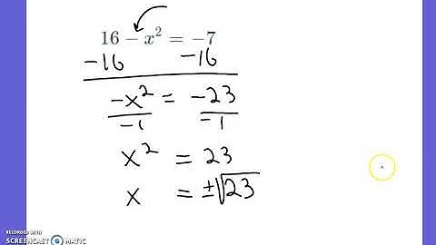 A2-QF 07b Solve Quadratics by Taking Square Roots (Probs from DeltaMath)