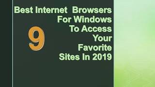 Best web browsers for windows 2019/ Tutorial for Beginners screenshot 4