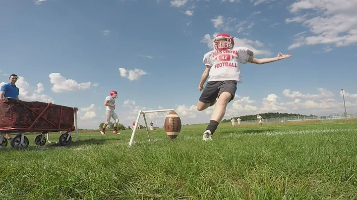 Adams Central female kicker Bailea Sprunger is per...