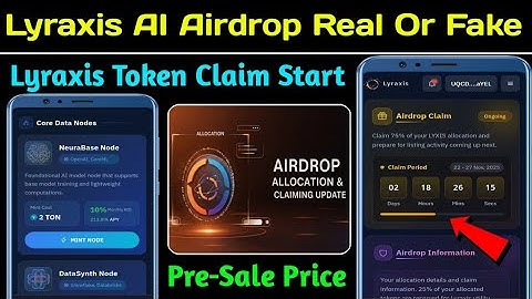 🎀Lyraxis AI Airdrop Real Or Fake | Lyraxis AI Airdrop Claim Start Soon | Lyraxis AI Pre Sale Price