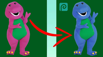 How to Select and Change Colors of an object in Photopea