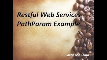 Build RESTful Service - PathParam Example