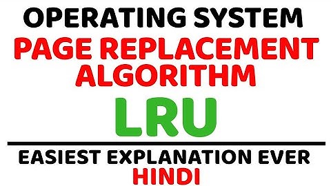 LRU Page Replacement Algorithms Explained with Solved Example in Hindi