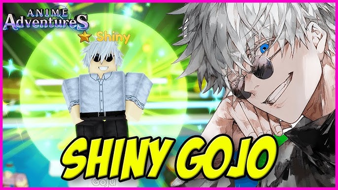 MAX LVL UNEVOLVED UNIQUE GOJO IN ANIME ADVENTURES! #shorts 
