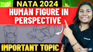 Important topic for NATA 2024 | Human Figure in Perspective | NATA 2024 Exam Preparation