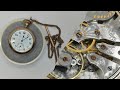 Restoration of an Antique Hampden Pocket Watch - Relaxing Video