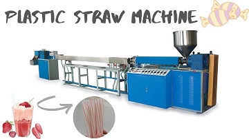 2 Colors twisted plastic straw extrusion machine
