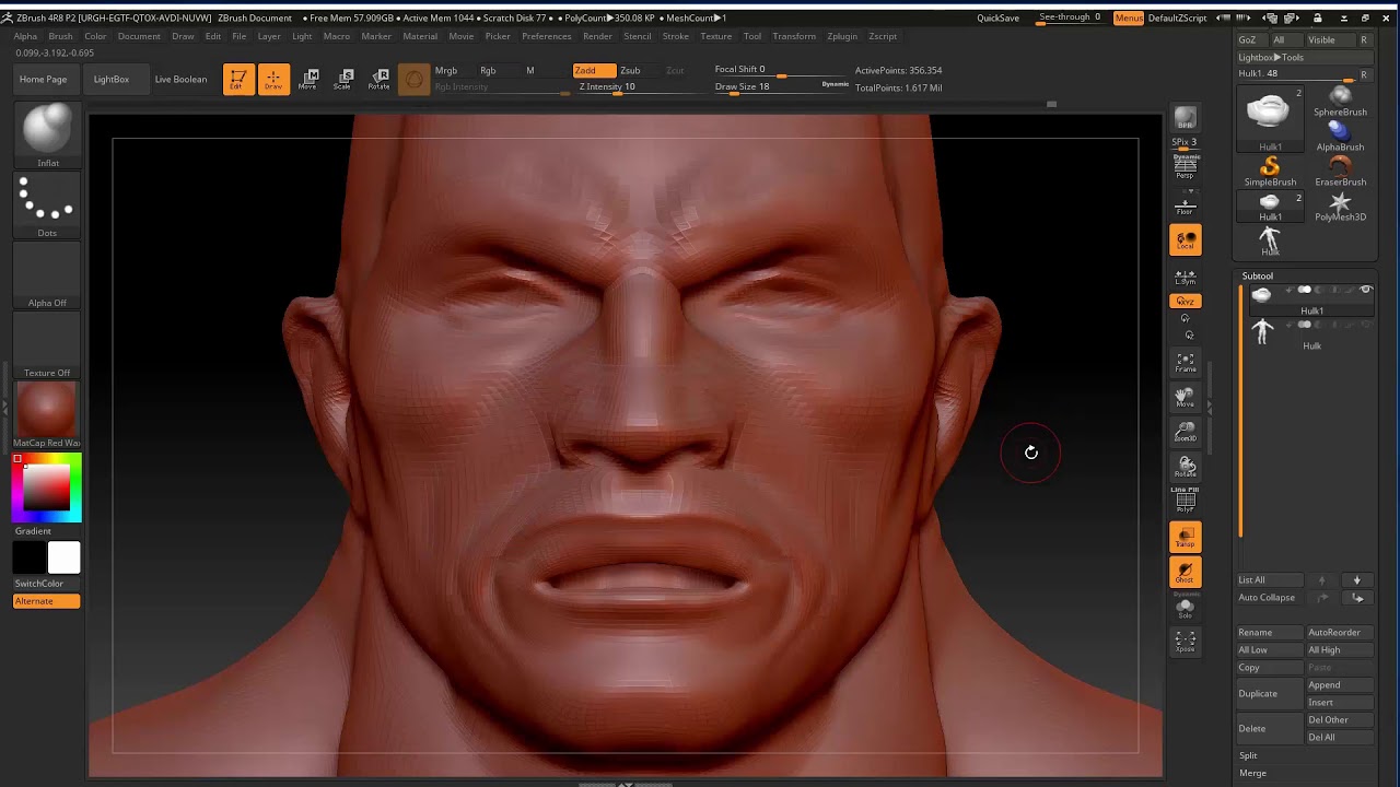 zbrush reproject