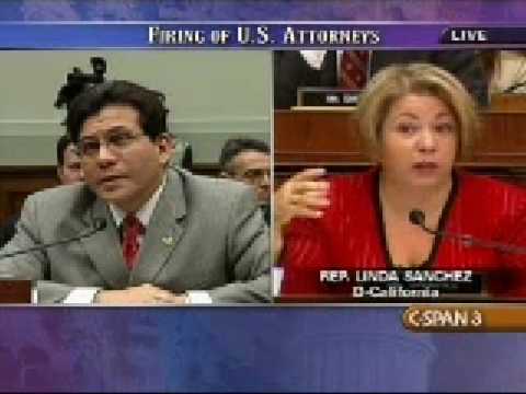 Linda Sanchez Questions Alberto Gonzalez