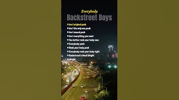 Thumbnail of Everybody (Backstreet’s Back) – Backstreet Boys | Lyrics Video #KaraokeVersion #englishsongs #90s